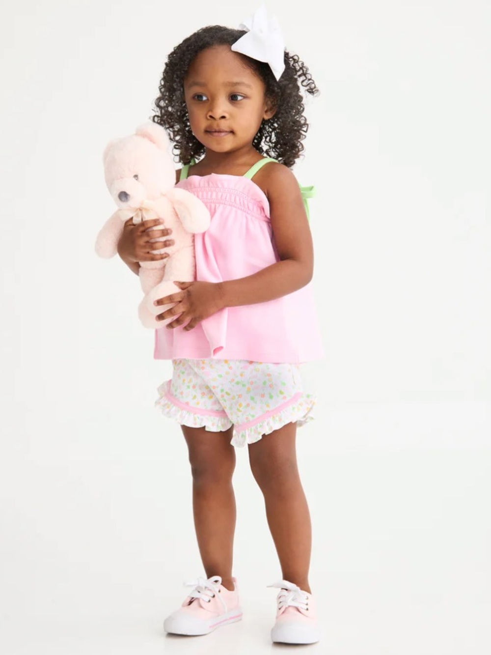 The Beaufort Bonnet Company Matching Set Ruffle Hem Shorts Smock Top Dress TBBC